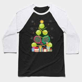 Tennis Christmas Tree Tennis Player Tennis Coach Baseball T-Shirt